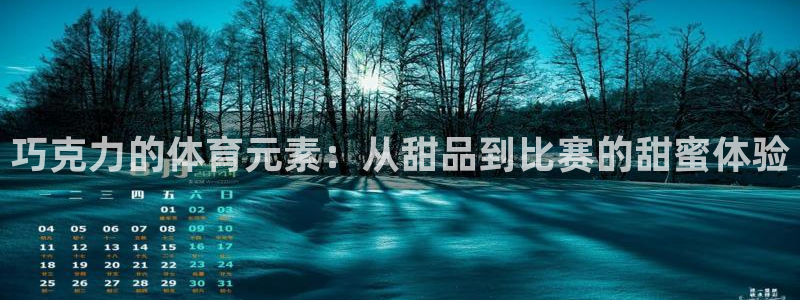 巧克力的体育元素：从甜品到比赛的甜蜜体验